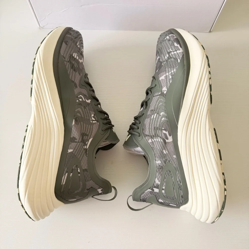 New! APL Techloom Camo Sneakers - Olive & White, Size 11 (Men)